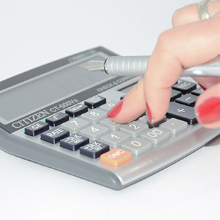 電卓も除菌